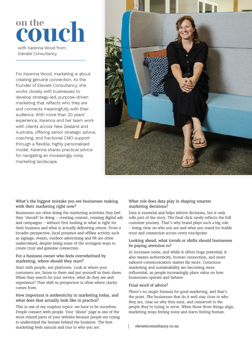 Strategic Marketing Expert View in Nelson Magazine